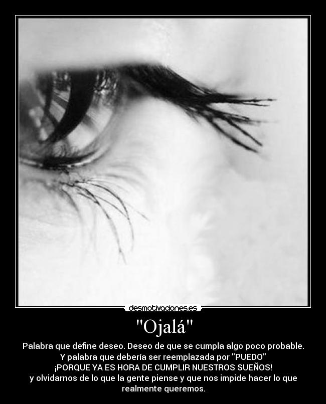 Ojalá -
