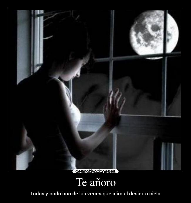 Te añoro -