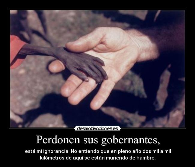Perdonen sus gobernantes, - 