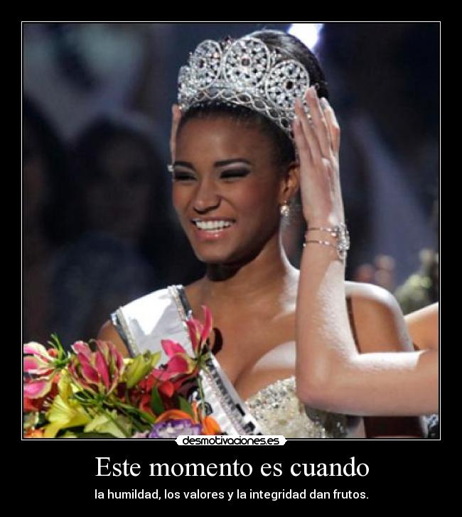 carteles miss universe 2011 angola leila lopes humildad desmotivaciones