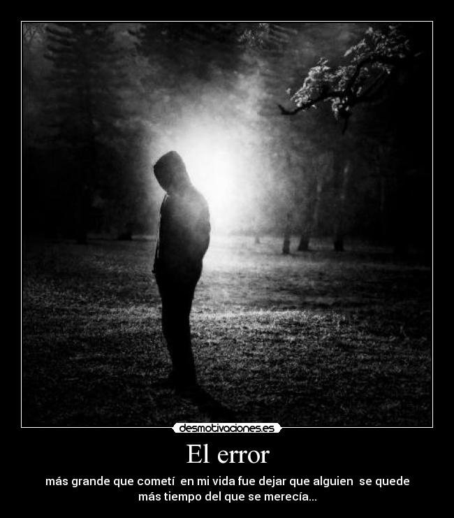 El error - 