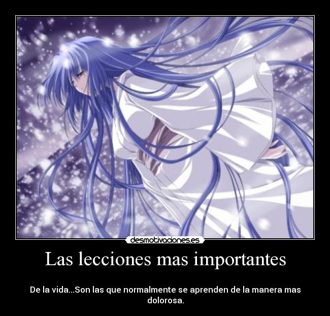 Las lecciones mas importantes -