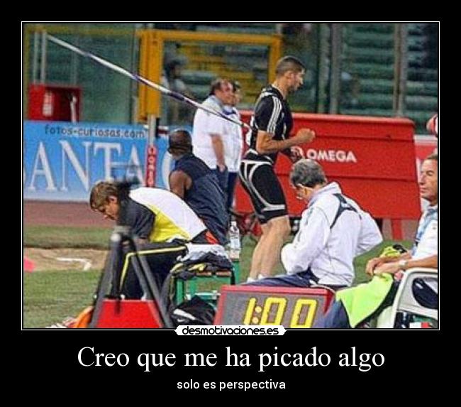 Creo que me ha picado algo - solo es perspectiva