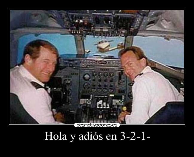 Hola y adiós en 3-2-1- -