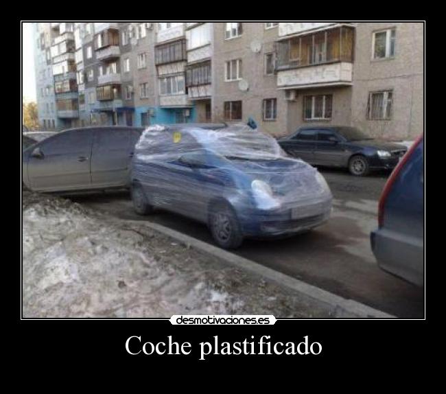 Coche plastificado - 