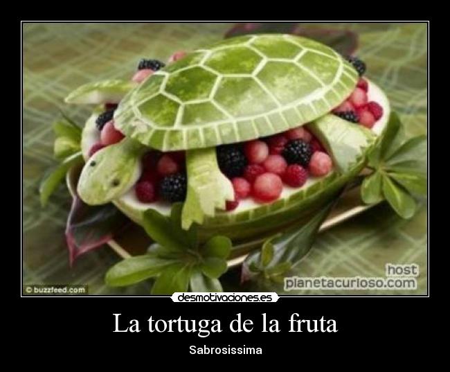 La tortuga de la fruta - Sabrosissima