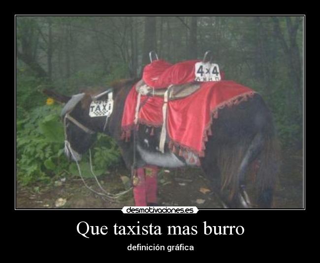 Que taxista mas burro -