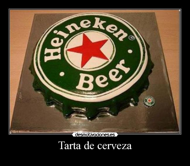 Tarta de cerveza -