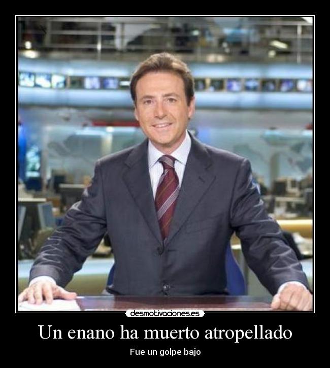 Un enano ha muerto atropellado - 