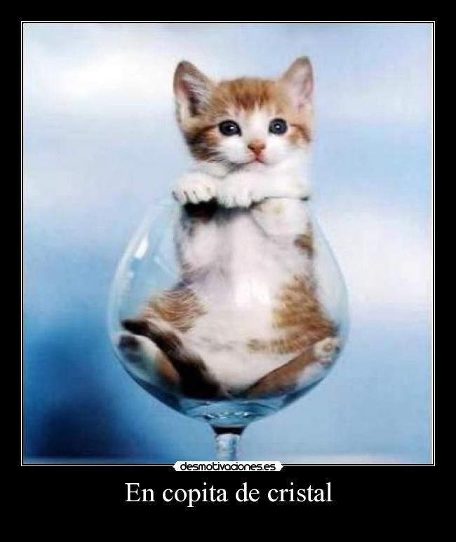 En copita de cristal -