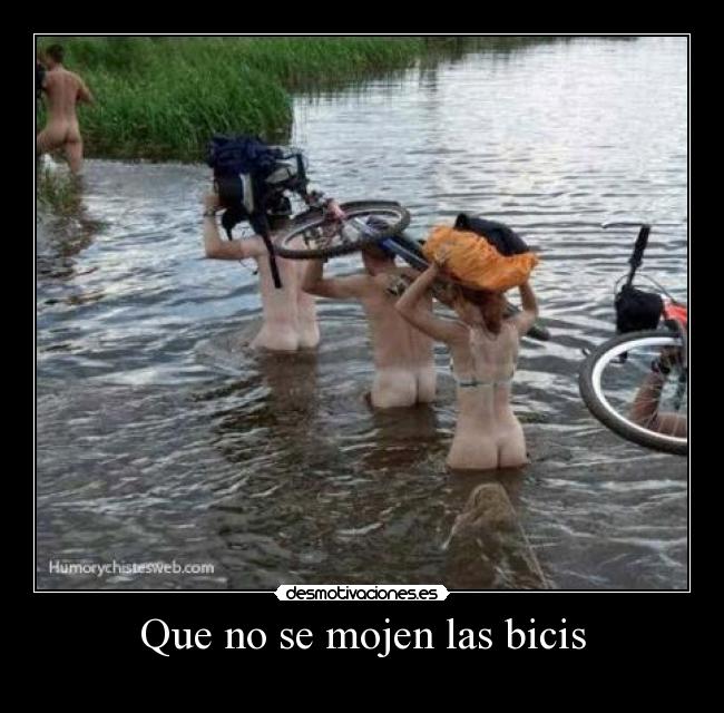Que no se mojen las bicis -