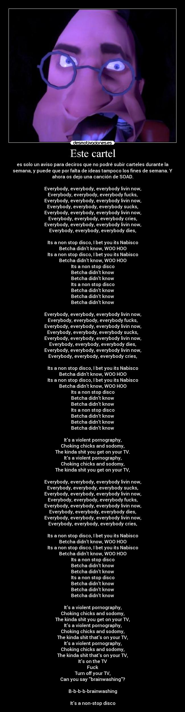 carteles huehuehue desmotivaciones