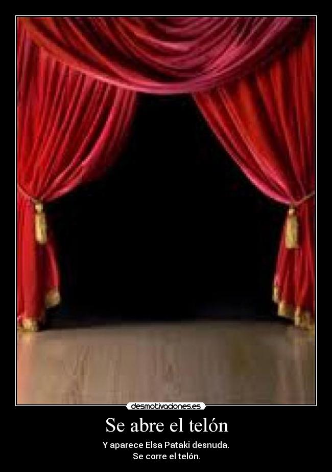 Se abre el telón -
