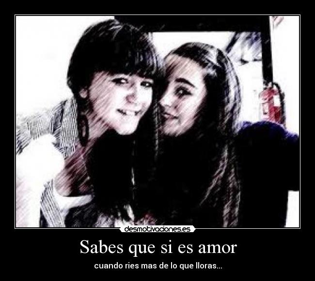 Sabes que si es amor - 