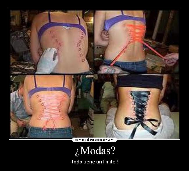 carteles modas masoquismo limites idiotes desmotivaciones