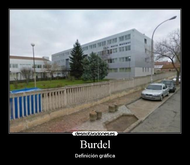 Burdel - Definición gráfica