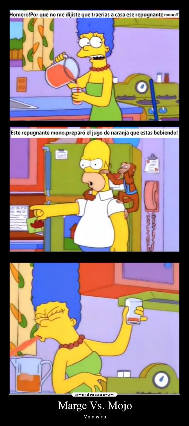 Marge Vs. Mojo - 
