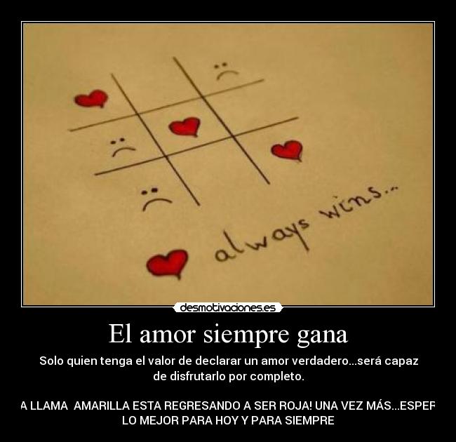 El amor siempre gana - 