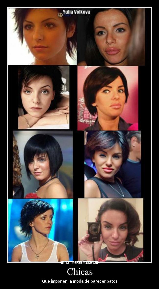 Chicas - Que imponen la moda de parecer patos