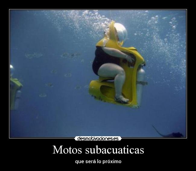 Motos subacuaticas -
