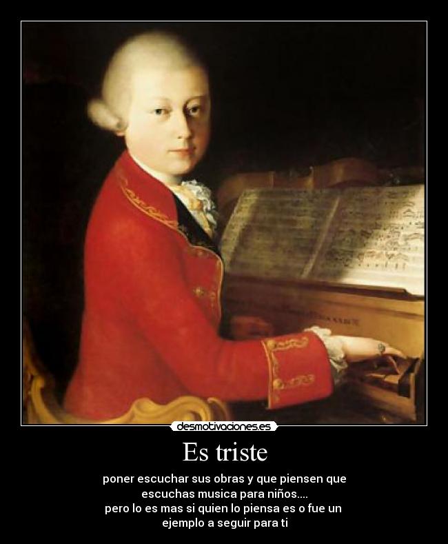 Es triste -