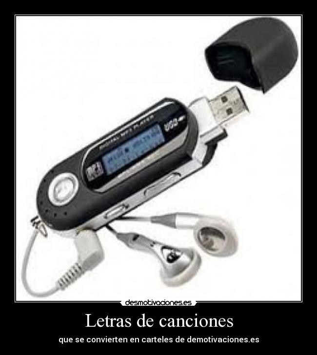 Letras de canciones - 