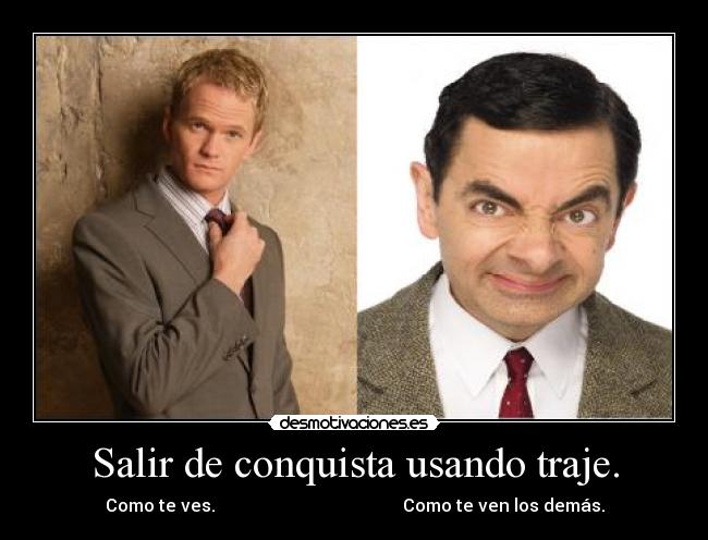 carteles bean barney stinson quien conquista mas desmotivaciones