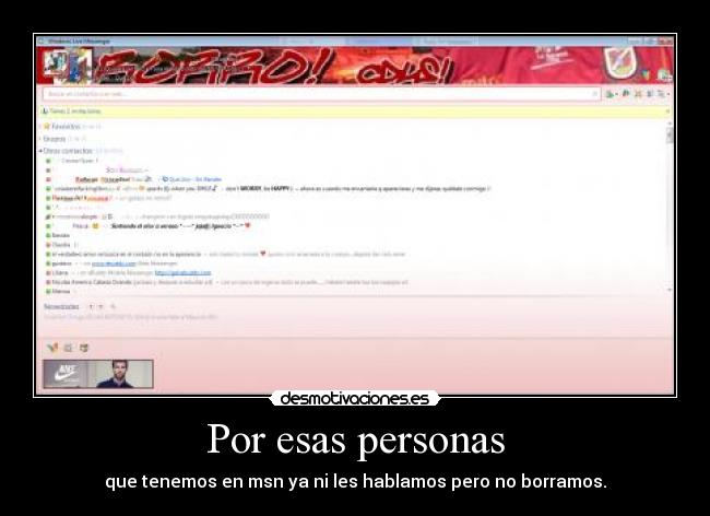 Por esas personas -