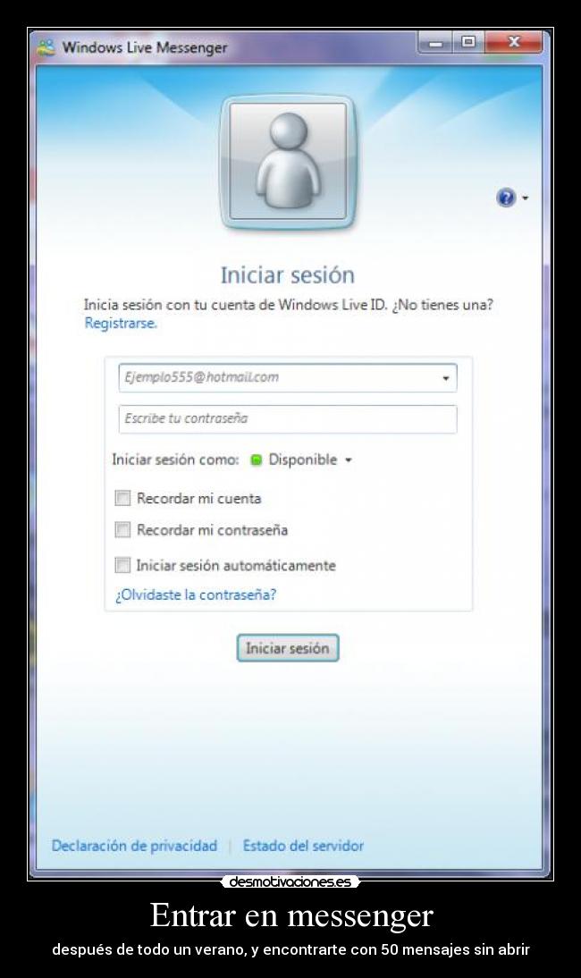 carteles messenger verano mensajes desmotivaciones