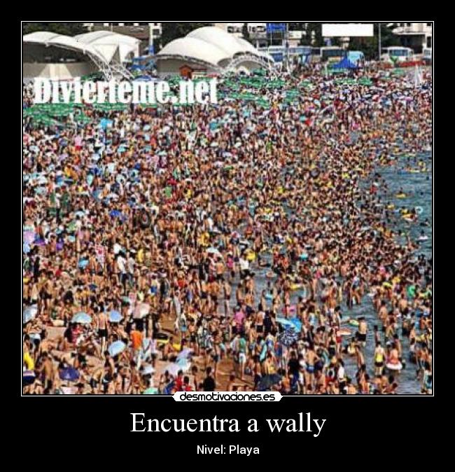 Encuentra a wally - Nivel: Playa