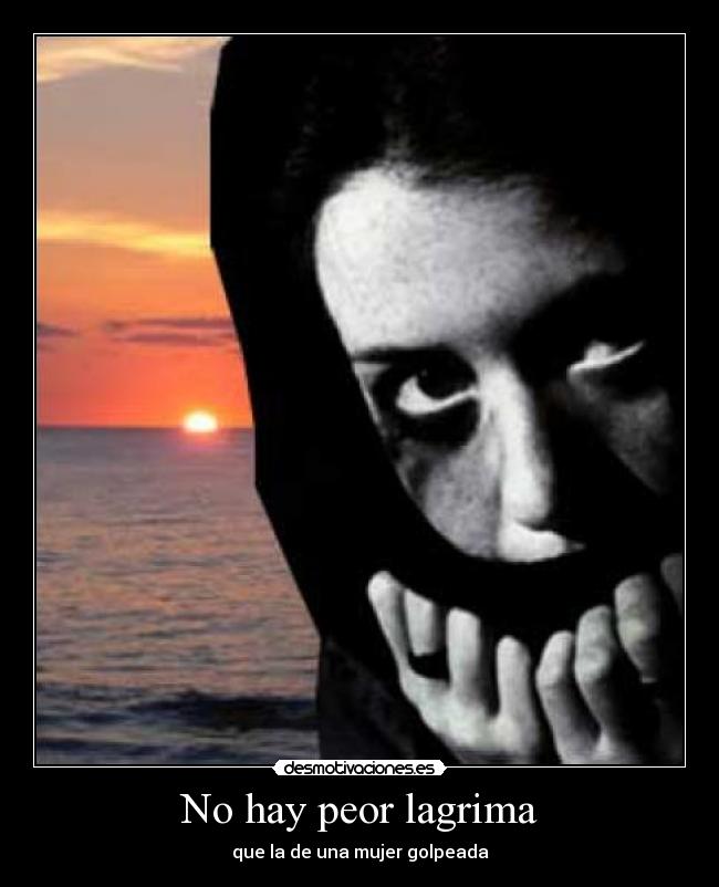 carteles mujer golpeada desmotivaciones