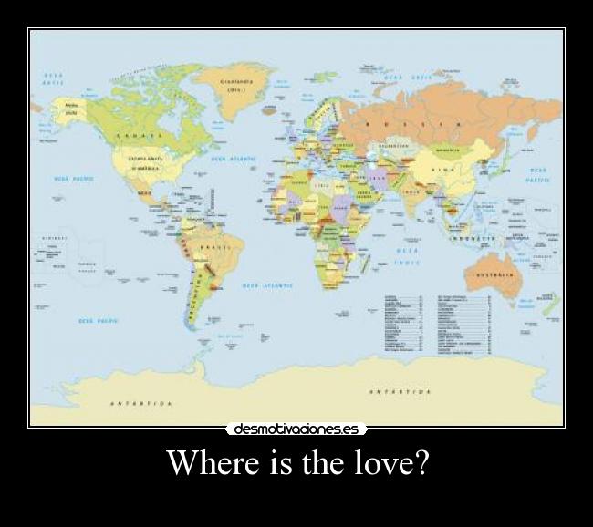 Where is the love? -