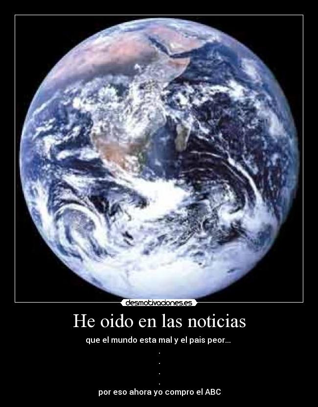 He oido en las noticias - 