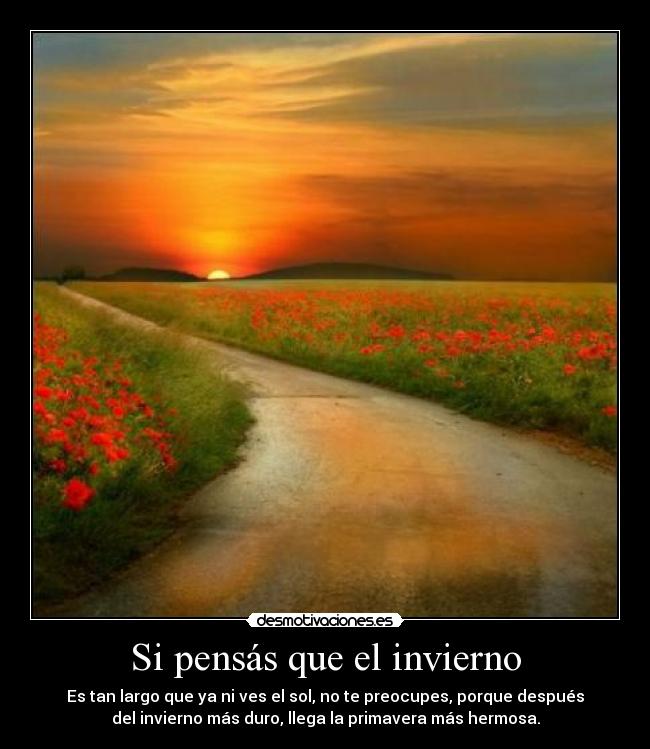 Si pensás que el invierno - 