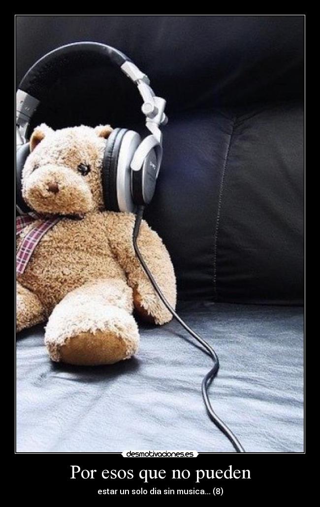 Por esos que no pueden -