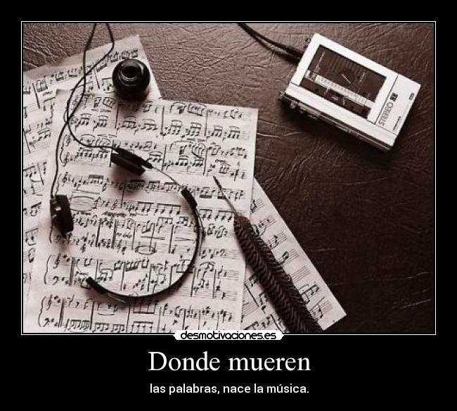 Donde mueren - 