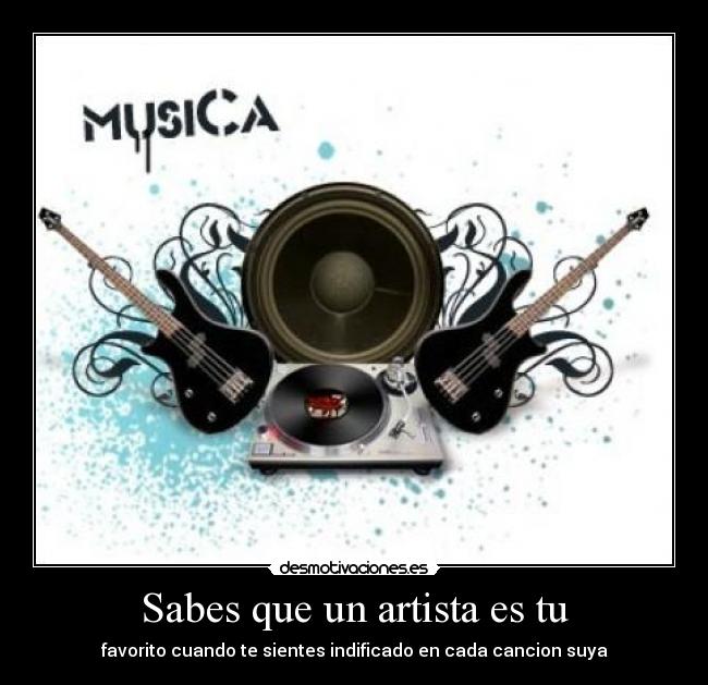 carteles musica desmotivaciones