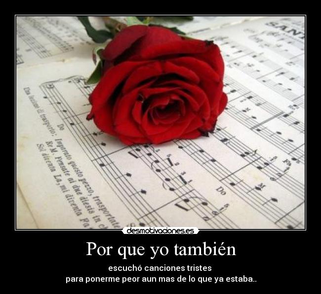 Por que yo también -