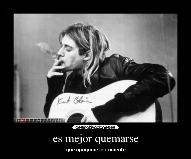carteles kurt cobain desmotivaciones