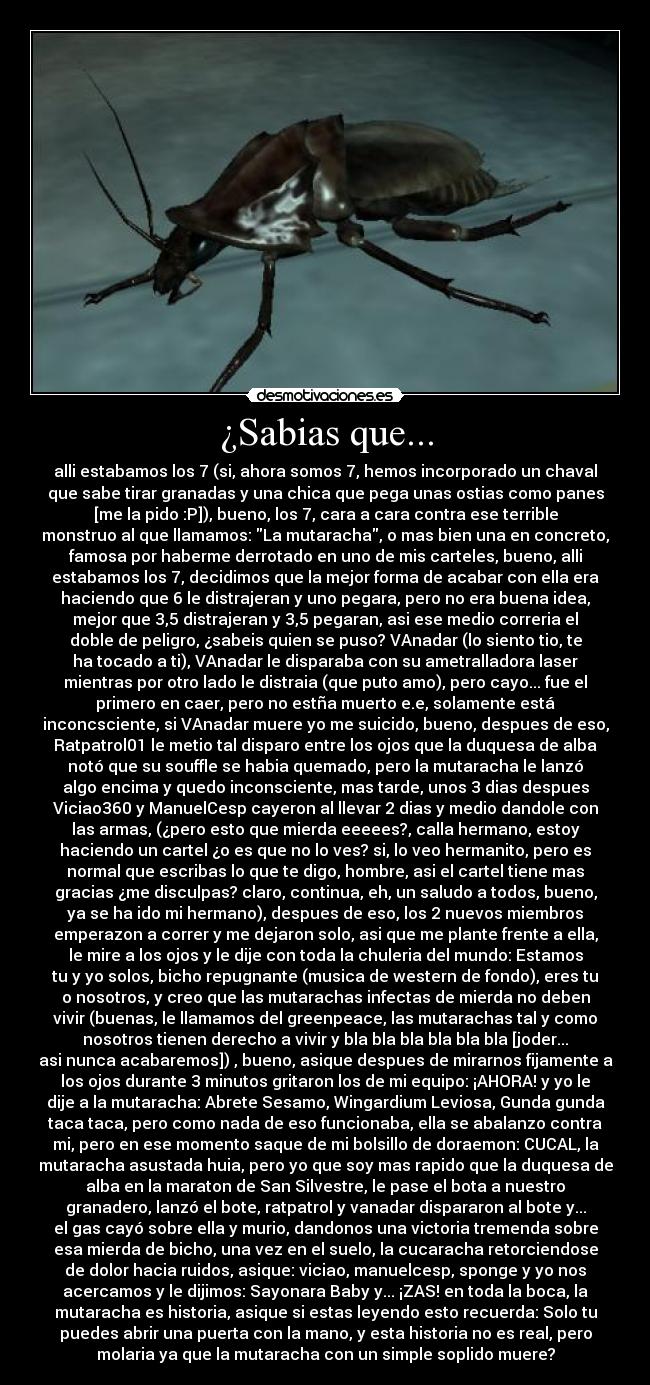 ¿Sabias que... -