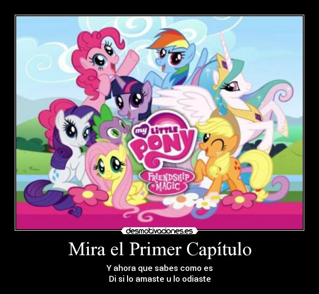 carteles little pony friendship magic desmotivaciones