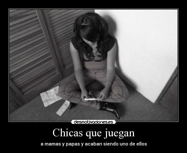 Chicas que juegan - a mamas y papas y acaban siendo uno de ellos