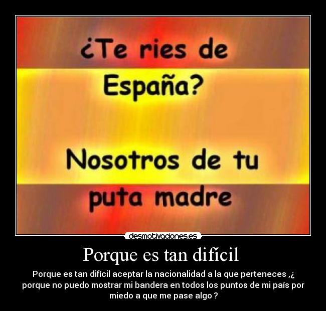 Porque es tan difícil -