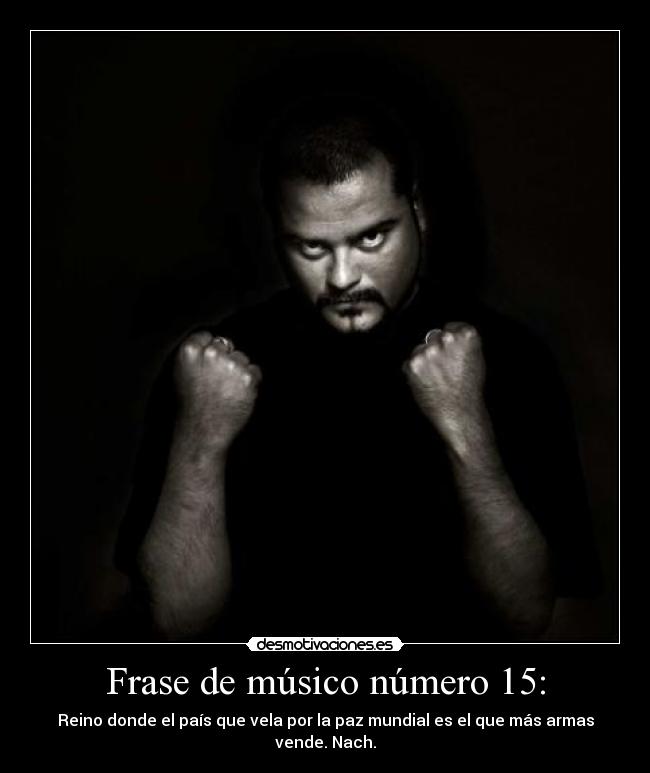 Frase de músico número 15: - 