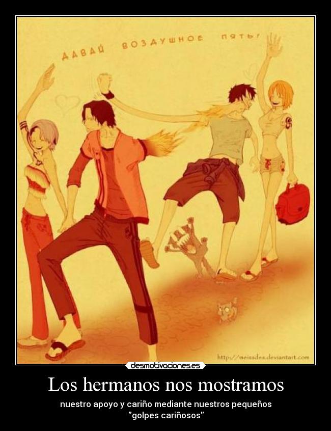 Los hermanos nos mostramos -