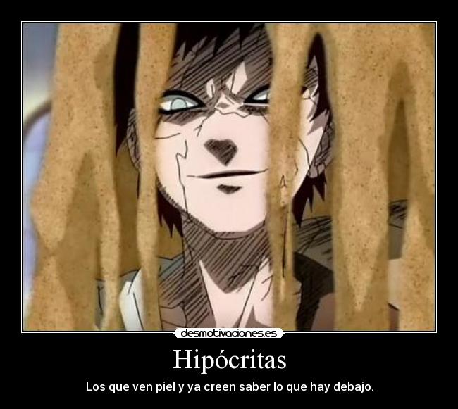 carteles naruto gaara anime oh callate are you ready rock xalzx desmotivaciones