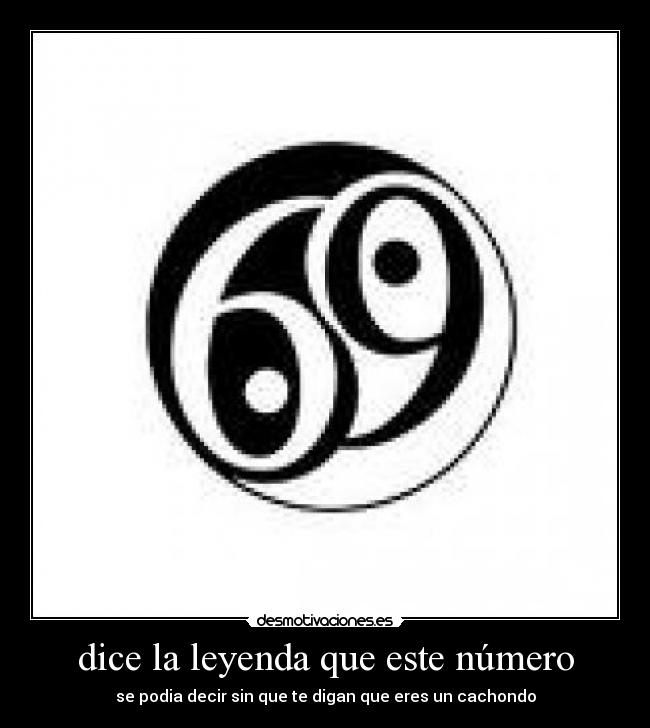 dice la leyenda que este número - 