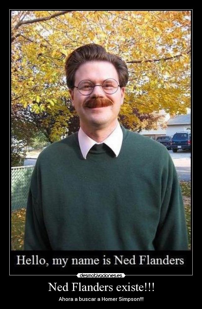 Ned Flanders existe!!! -