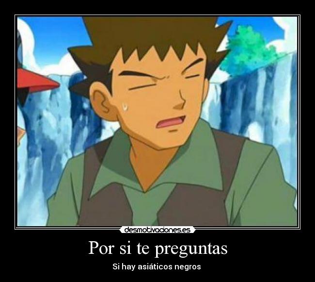 Por si te preguntas - Si hay asiáticos negros