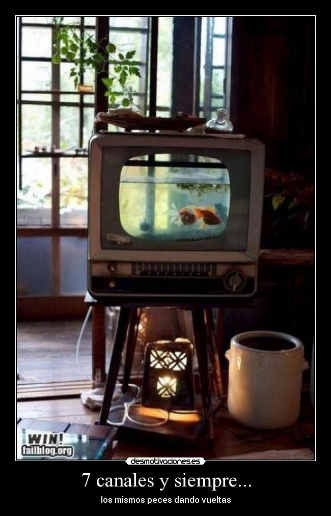 7 canales y siempre... - los mismos peces dando vueltas